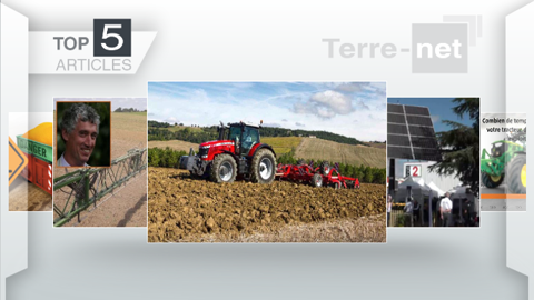 Les articles les plus lus de Terre-Net cette semaine. (©Terre-net Média)<span style="font-size: 14px; color: #000000;"> 