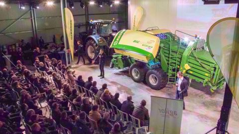 Agriforce inaugure sa base dédiée à Krone. (©Krone) Agriforce inaugure sa base dédiée à Krone. (©Krone)