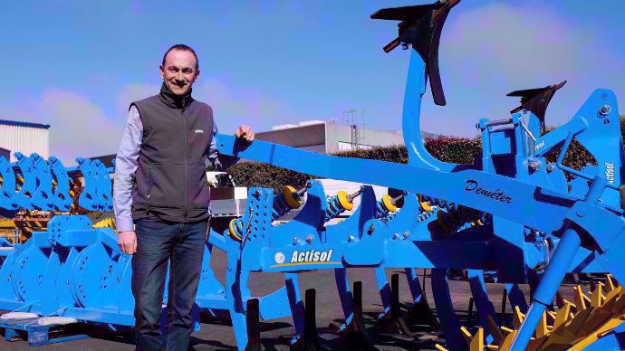 Freddy Socheleau, 40 ans, fils d’agriculteurs vendéens et ingénieur des mines dirige Actisol depuis 2016.