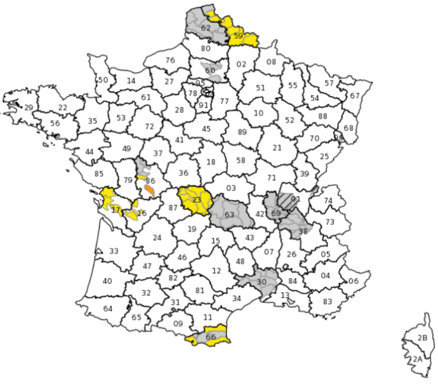 Carte sécheresse
