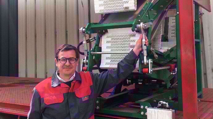 Jean-François Toubeaux, gérant de Delecroix Harvesting, un leader technologique de la remorque récolteuse
