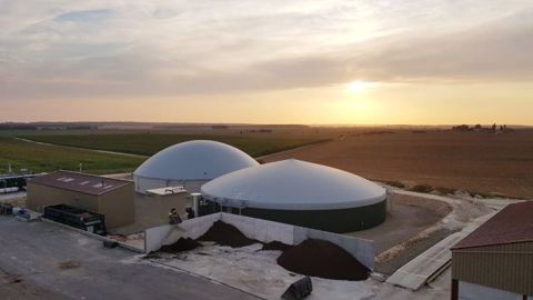 L'unité de méthanisation Ferti Oise de Coudun injecte XX Nm3 de méthane vert dans le réseau GRDF. (©GRDF) L'unité de méthanisation Ferti Oise de Coudun injecte XX Nm3 de méthane vert dans le réseau GRDF. (©GRDF)