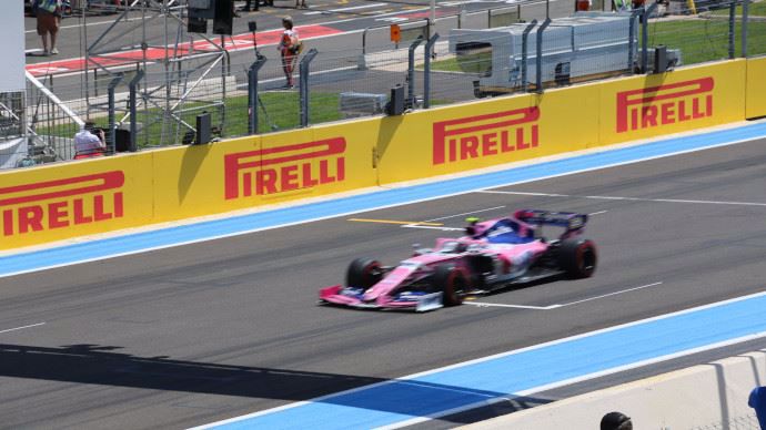 Voiture de l'écurie Racing Point F1