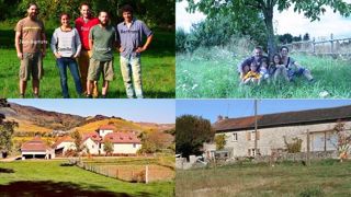 À gauche, l'exploitation de Saint-Gilles en Alsace où quatre jeunes agriculteurs louent des hébergements à la ferme via la plateforme Airbnb. À droite, celle de Chantecaille dans le Limousin et la famille Jeauffroy qui s'est lancée dans la même activité. (©Fermes de Saint Gilles et de Chantecaille) À gauche, l'exploitation de Saint-Gilles en Alsace où quatre jeunes agriculteurs louent des hébergements à la ferme via la plateforme Airbnb. À droite, celle de Chantecaille dans le Limousin et la famille Jeauffroy qui s'est lancée dans la même activité. (©Fermes de Saint Gilles et de Chantecaille)