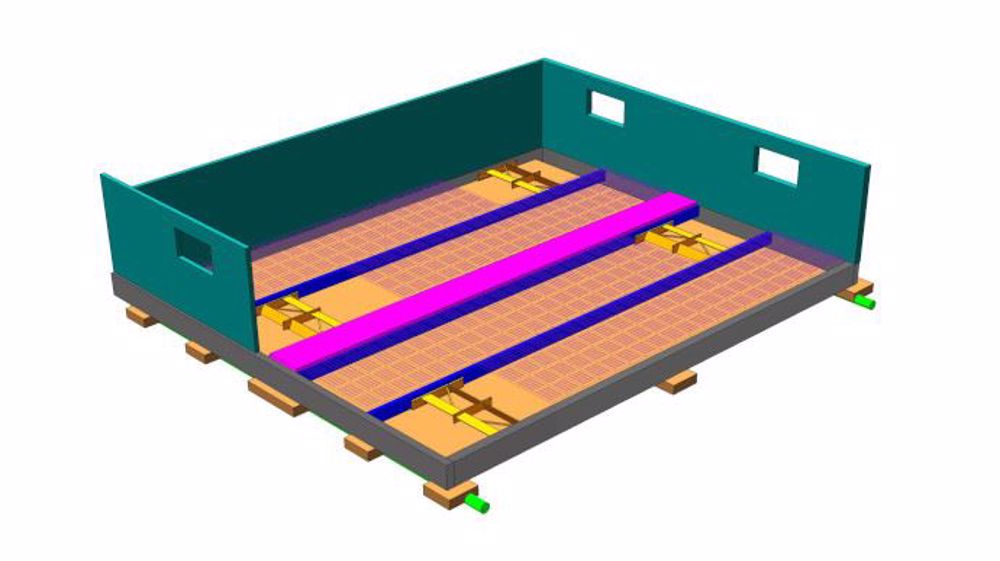 Le racleur double sens de travail réduit l'usure du matériel. (©Maison Bleue)