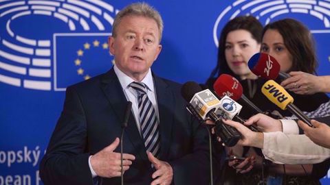 Janusz Wojciechowski, eurodéputé polonais et prétendant au poste de commissaire européen à l'agriculture dans l'équipe d'Ursula von der Leyen, a été auditionné mardi 1er octobre par les eurodéputés de la commission agriculture. (©Parlement européen)