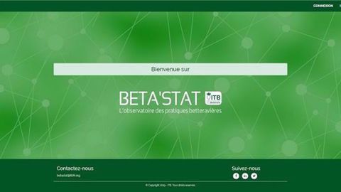 Beta'Stat est <a href="https://betastat.itbfr.org/src/accueil.php" title="Beta'Stat" target="_blank">disponible en ligne sur le site web de l'ITB, dans la rubrique "Outils & services"</a>. (©ITB)<br />