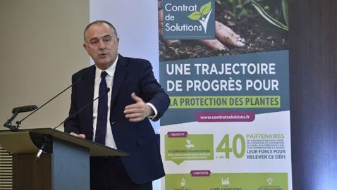Didier Guillaume, lors de la table-ronde anniversaire du Contrat de solutions, mardi 4 février 2020. Didier Guillaume, lors de la table-ronde anniversaire du Contrat de solutions, mardi 4 février 2020.