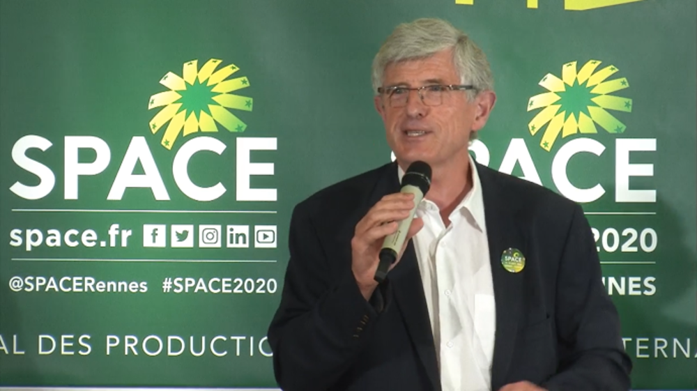 Le président du Space, Marcel Denieul, a dévoilé le 15 juillet les nouveautés de cette édition qui se tiendra essentiellement en ligne en raison de la crise sanitaire (©Terre-net Média) Le président du Space, Marcel Denieul, a dévoilé le 15 juillet les nouveautés de cette édition qui se tiendra essentiellement en ligne en raison de la crise sanitaire (©Terre-net Média)