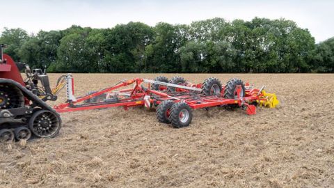 Pôttinger lance sa nouvelle gamme de déchaumeurs à dents Terria. (©Pöttinger) Pôttinger lance sa nouvelle gamme de déchaumeurs à dents Terria. (©Pöttinger)