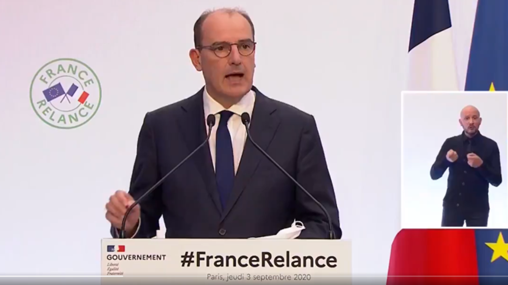 Le Premier ministre a annoncé le 3 septembre le contenu du plan de relance, contenu détaillé par le ministre de l'agriculture pour le volet agricole. (©capture d'écran / Gouvernement)