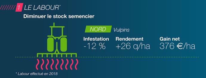 Le labour contre les adventices.