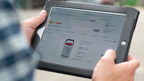 Claas a ouvert son site de vente en ligne de pièces détachées et de fournitures pour l'exploitation agricole. (©Claas)