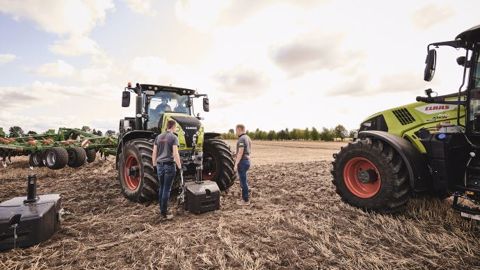 La DLG a vérifié l'efficacité du système Cemos des tracteurs Claas. (©Terre-net Média) La DLG a vérifié l'efficacité du système Cemos des tracteurs Claas. (©Terre-net Média)