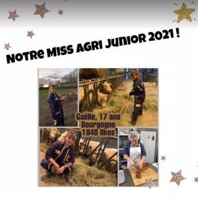 gaelle bourgogne miss agri junior 2021