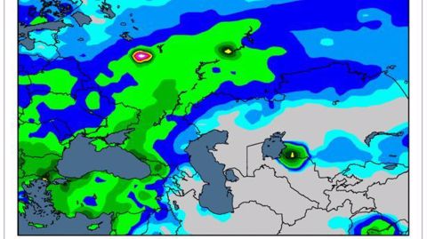 Cumul de précipitations sur les 14 derniers jours. (©WorldAgWeather)