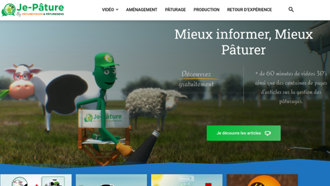 Je-pâture : le nouveau site technique de Paturesens Je-pâture : le nouveau site technique de Paturesens