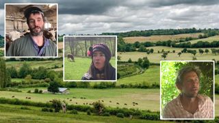 À gauche, Jean-Pierre Chassang et Gaëlle Petit, éleveurs laitiers (Cantal). À droite, Andrew Coecup, polyculteur-éleveur allaitant (Gers). (©Pixabay et Youtube) À gauche, Jean-Pierre Chassang et Gaëlle Petit, éleveurs laitiers (Cantal). À droite, Andrew Coecup, polyculteur-éleveur allaitant (Gers). (©Pixabay et Youtube)