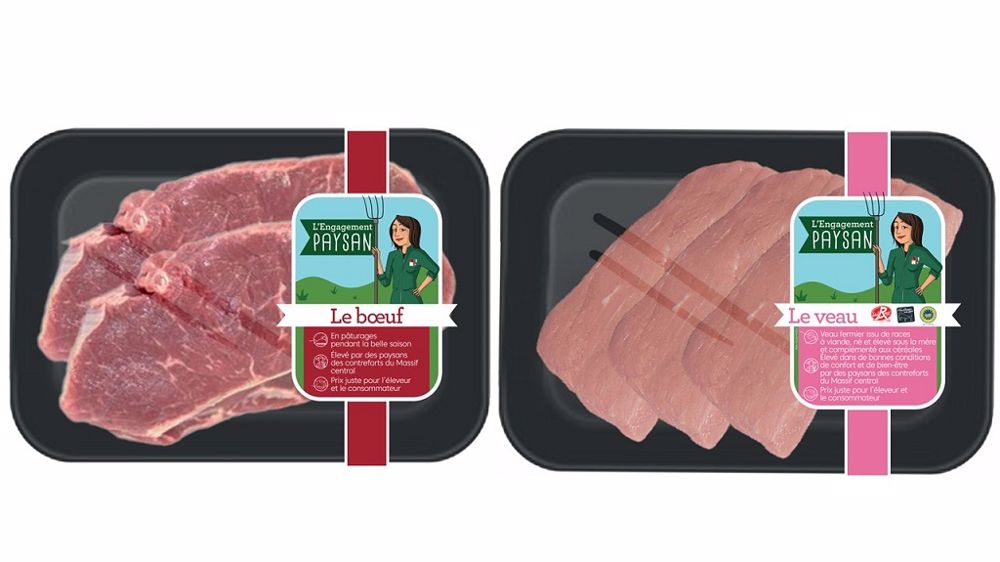 Qualité, territorialité, durabilité et équité sont les 4 piliers de cette nouvelle marque de viande éthique : L'engagement paysan par la coopérative Unicor. (©Unicor)