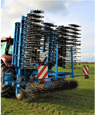 Houe rotative Rotanet Control à double repliage