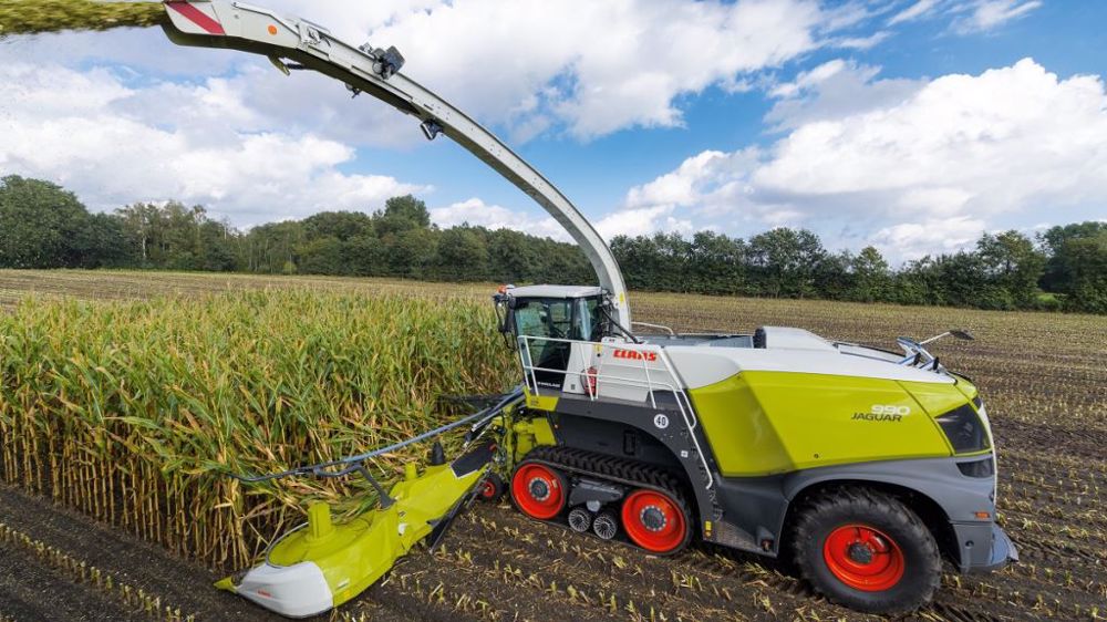 La centième ensileuse Jaguar 990 Terra Trac prendra le chemin des États-Unis dans quelques semaines. (©Claas)
