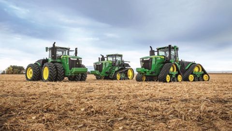 La série 9 de John Deere remporte le titre de Farm Machine 2022 dans la catégorie tracteur XXL. (©John Deere)