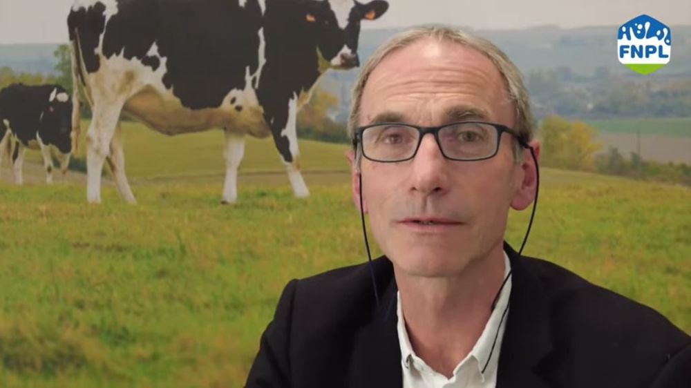 Thierry Roquefeuil, président de la FNPL, insiste sur la nécessité de rester mobilisé pour une meilleure rémunération des éleveurs. (©Capture d'écran Youtube (FNPL))