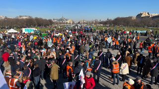 La CGB, la FNSEA Grand Bassin Parisien ainsi que plusieurs fédérations JA sont à l'origine de la manifestation. (© Terre-net media) La CGB, la FNSEA Grand Bassin Parisien ainsi que plusieurs fédérations JA sont à l'origine de la manifestation. (© Terre-net media)