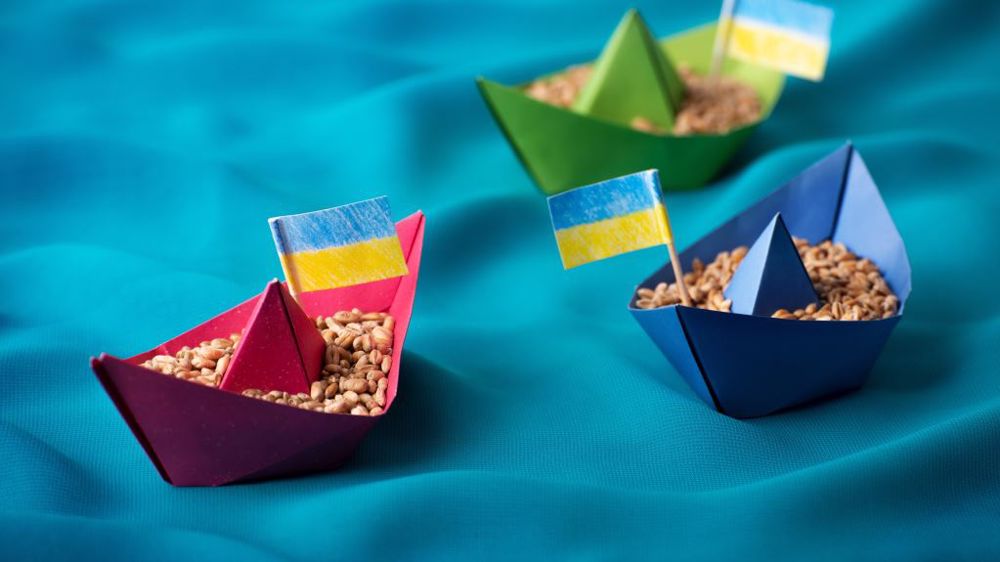 UkrAgroConsult, comme l'USDA, ont réévalué à la hausse les exportations ukrainiennes de blé sur la campagne de commercialisation 2022/23. (<a href="https://stock.adobe.com/fr/contributor/201125065/mikhailov-studio?load_type=author&prev_url=detail" target="_blank">©Mikhailov Studio</a>, AdobeStock)