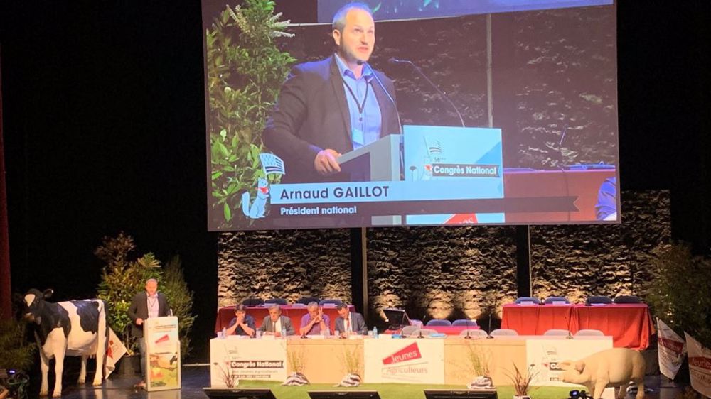 Le congrès des JA à Saint-Malo du 6 au 8 juin a rassemblé plus de 600 adhérents. (©@Twitter Jeunes Agriculteurs)