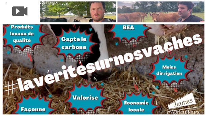 En 4 min, Cédric et Antoine espèrent convaincre le grand public des bienfaits de l'élevage.