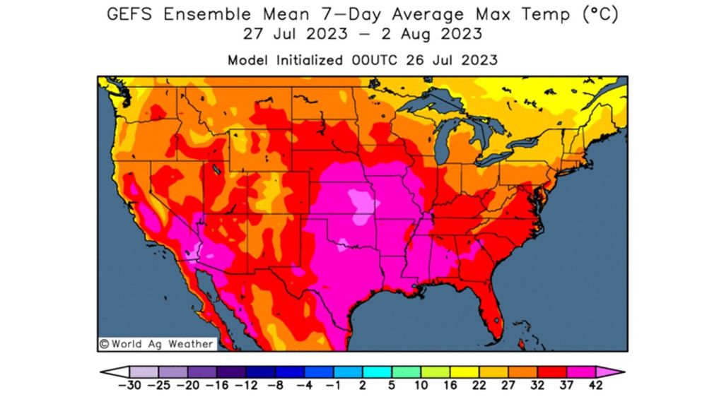 Le Midwest américain subit une nouvelle canicule critique.