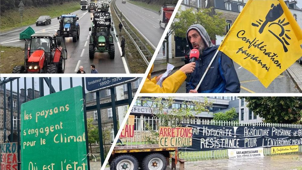 Manifestations de la Confédération paysanne en faveur des MAEC