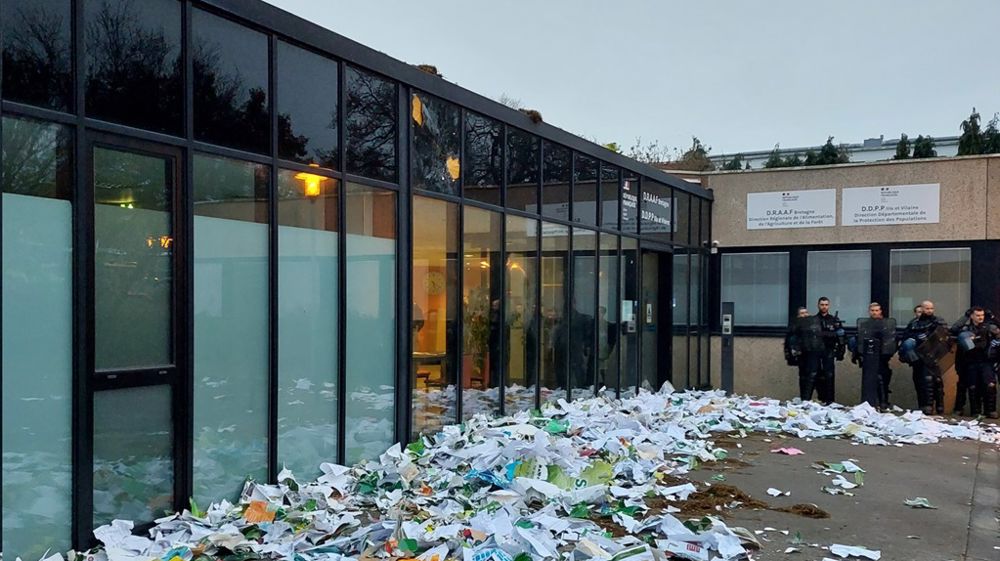 Manifestation d'agriculteurs pour dénoncer la pression administrative