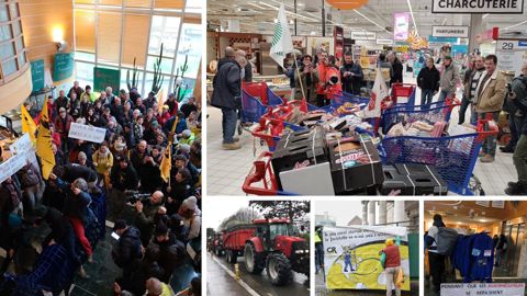 « On n'a pas été entendus » : les actions d'agriculteurs continuent « On n'a pas été entendus » : les actions d'agriculteurs continuent