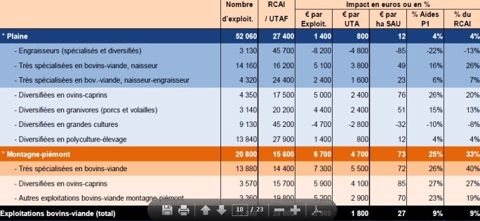 Jusqu’à 7.300 € en plus par exploitation pour les systèmes bovins-viande