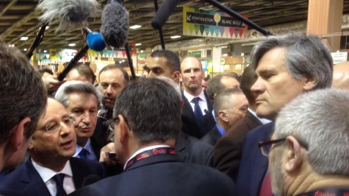François Hollande au Salon international de l'agriculture