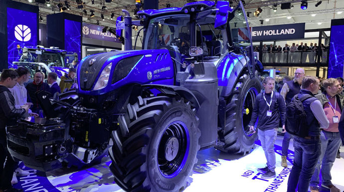 Sur le stand New Holland, le T7 270
