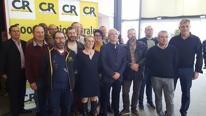 Eu sein des membres du bureau, ici sur la photo, de la Coordination rurale et du comité directeur du syndicat, près de la moitié des membres entament leur premier mandat.. 