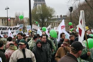 Manifestation d'agriculteurs le 25 mars à Paris contre le plan Barnier - © Terre-net Média
