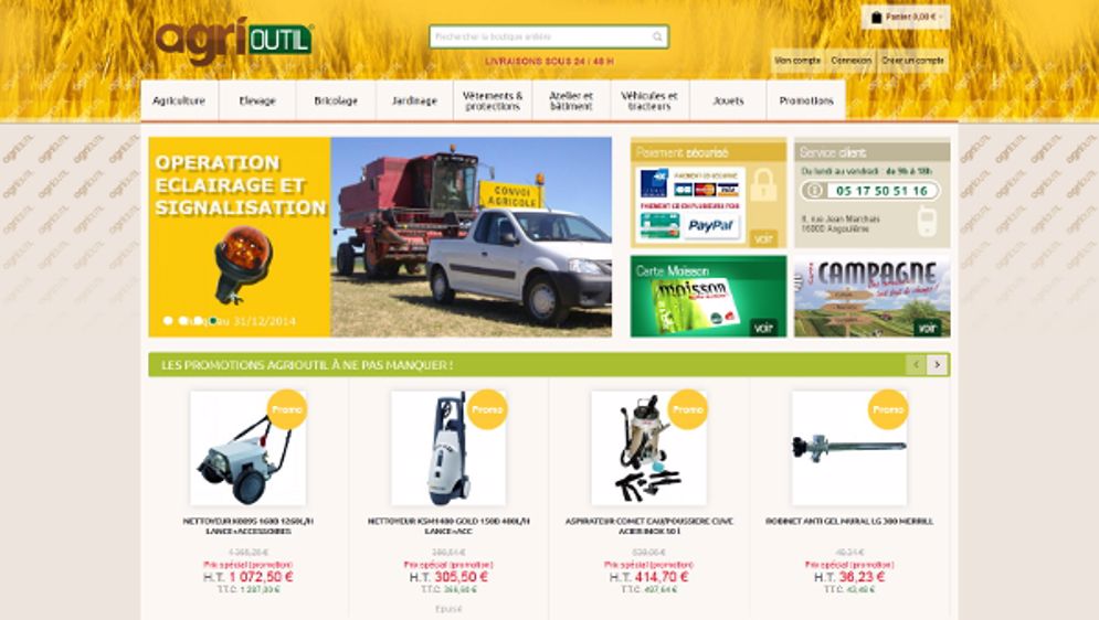 Des pièces en ligne