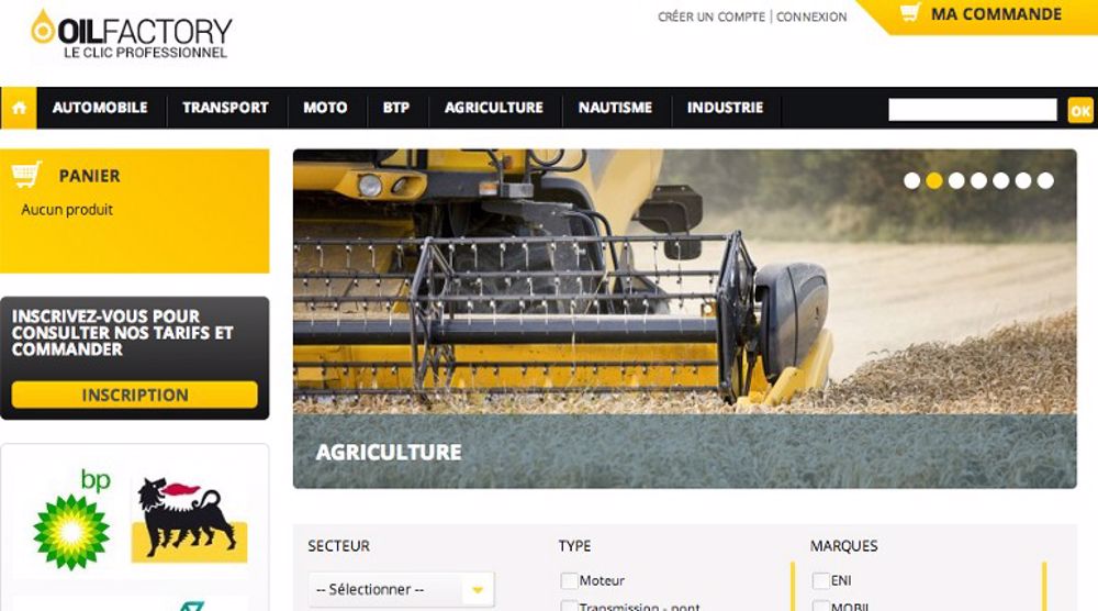 Oilfactory.fr lubrifie par Internet