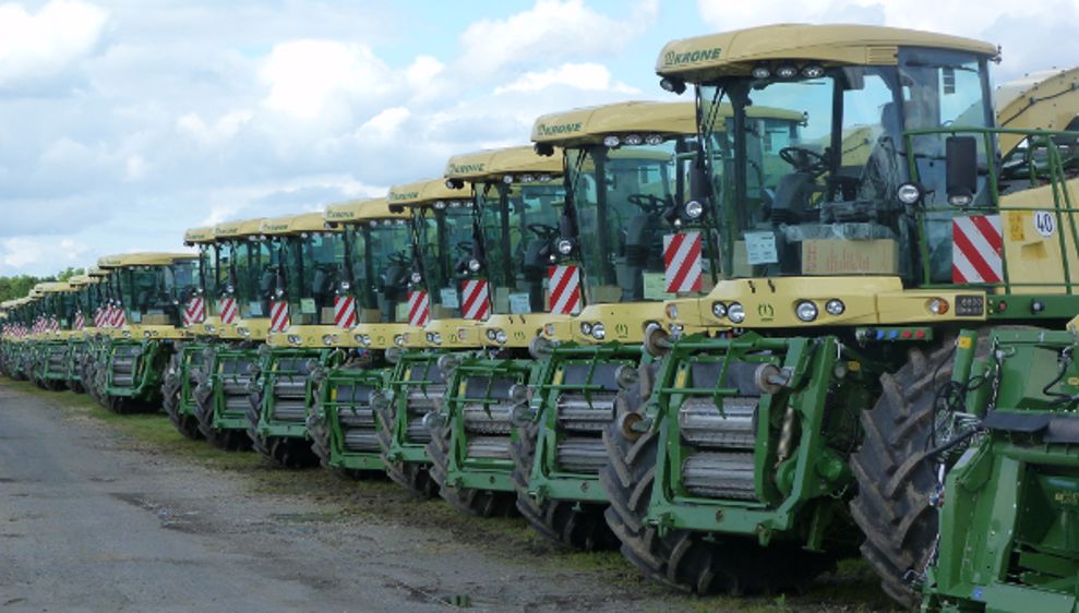 Krone se replie en machinisme agricole