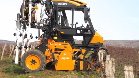 Pellenc lance son enjambeur triporteur Pellenc lance son enjambeur triporteur