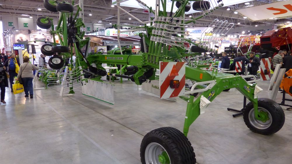 Former un ou deux andains sur sept mètres