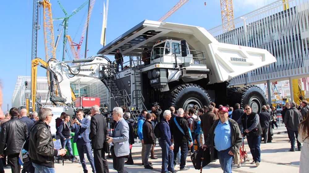Les plus imposantes machines de la Bauma Les plus imposantes machines de la Bauma