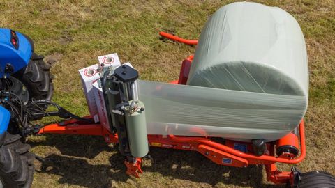 Kuhn : un pré-étireur pour enrubanner plus vite Kuhn : un pré-étireur pour enrubanner plus vite