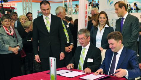 Claas est un constructeur russe Claas est un constructeur russe
