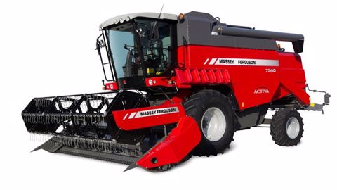 Une moissonneuse-batteuse Massey Ferguson de 176 chevaux Une moissonneuse-batteuse Massey Ferguson de 176 chevaux