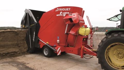 Trioliet: Un bol désileur et pailleur Trioliet: Un bol désileur et pailleur
